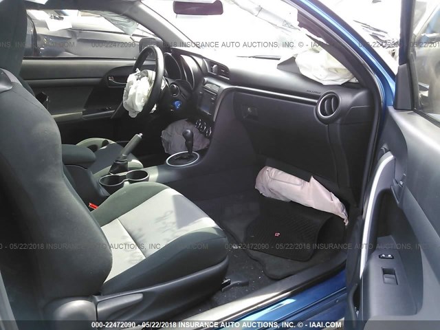 JTKJF5C7XF3093649 - 2015 TOYOTA SCION TC BLUE photo 5