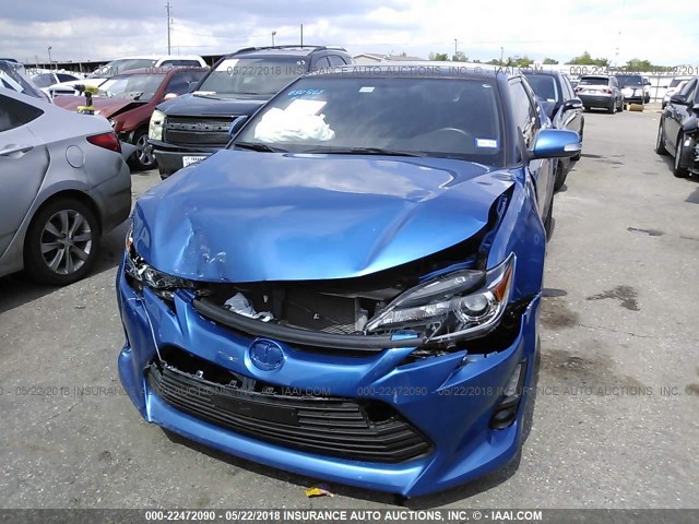 JTKJF5C7XF3093649 - 2015 TOYOTA SCION TC 蓝色 照片 6