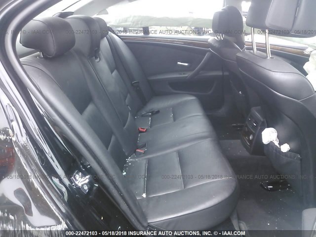 WBANV13538CZ51904 - 2008 BMW 528 XI BLACK photo 8