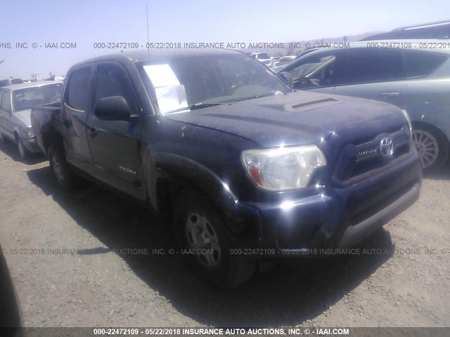 5TFJX4CN4CX012369 - 2012 TOYOTA TACOMA DOUBLE CAB 蓝色 照片 1