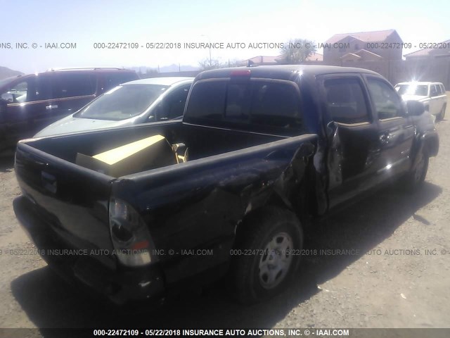 5TFJX4CN4CX012369 - 2012 TOYOTA TACOMA DOUBLE CAB 蓝色 照片 4