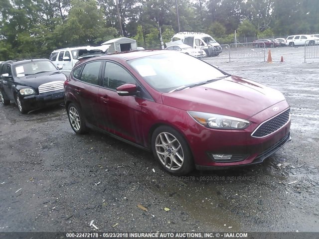 1FADP3K20FL283168 - 2015 FORD FOCUS SE RED photo 1