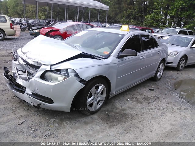1G1ZB5E12BF176069 - 2011 CHEVROLET MALIBU LS SILVER photo 2