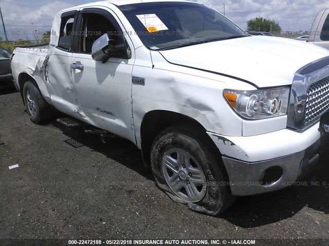 5TFBV54138X048041 - 2008 TOYOTA TUNDRA DOUBLE CAB/DOUBLE CAB SR5 WHITE photo 6