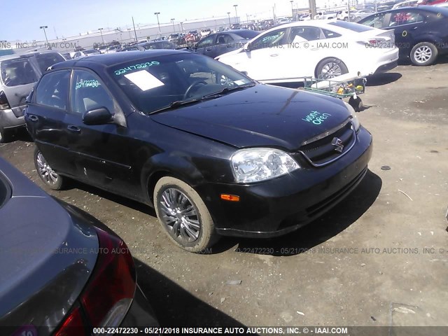 KL5JD56Z46K474550 - 2006 SUZUKI FORENZA BLACK photo 1