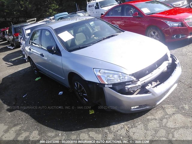 1HGCM56187A228526 - 2007 HONDA ACCORD VALUE SILVER photo 1