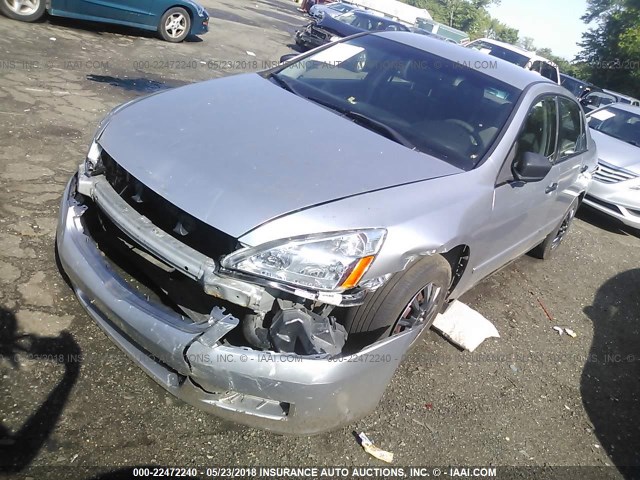 1HGCM56187A228526 - 2007 HONDA ACCORD VALUE SILVER photo 2