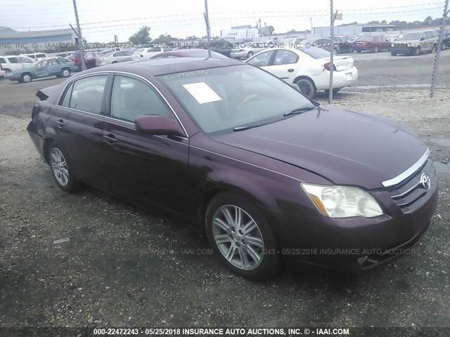 4T1BK36B57U169460 - 2007 TOYOTA AVALON XL/XLS/TOURING/LIMITED BURGUNDY photo 1