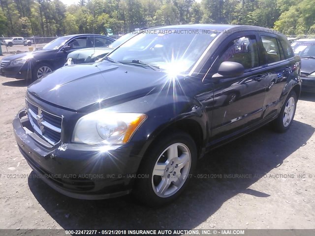 1B3HB48A09D200031 - 2009 DODGE CALIBER SXT BLACK photo 2