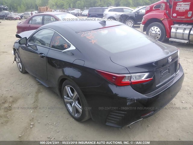 JTHSE5BC6F5002604 - 2015 LEXUS RC 350 BLACK photo 3