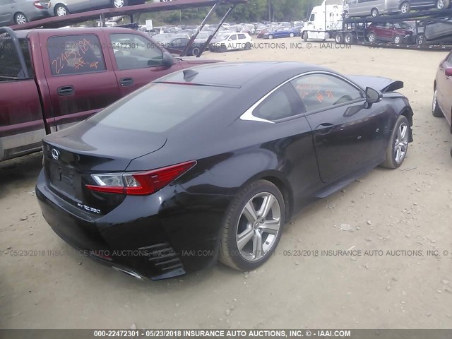 JTHSE5BC6F5002604 - 2015 LEXUS RC 350 BLACK photo 4