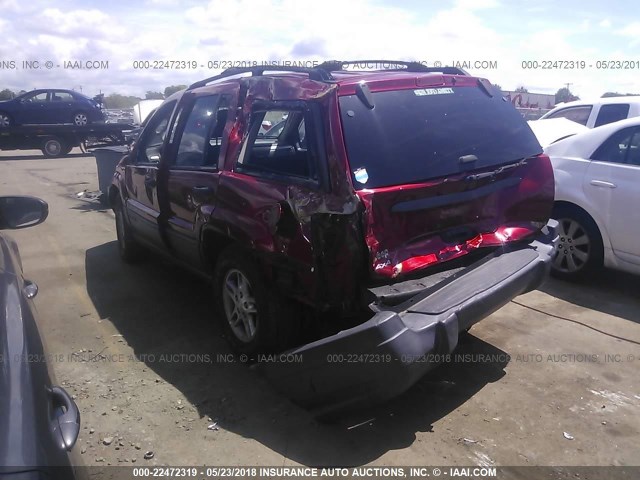 1J4GW48S94C339171 - 2004 JEEP GRAND CHEROKEE LAREDO/COLUMBIA/FREEDOM 红色 照片 3
