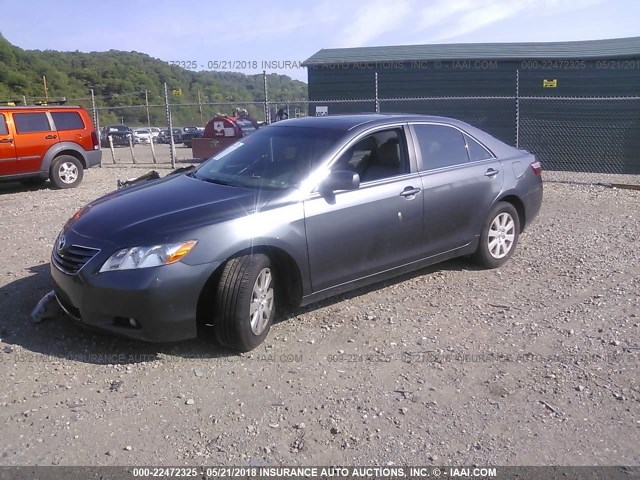 4T1BK46K07U049734 - 2007 TOYOTA CAMRY NEW GENERAT LE/XLE/SE GRAY photo 2