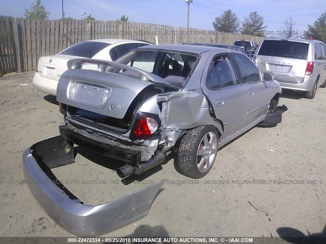 3N1AB51D16L495580 - 2006 NISSAN SENTRA SE-R SPEC V SILVER photo 4