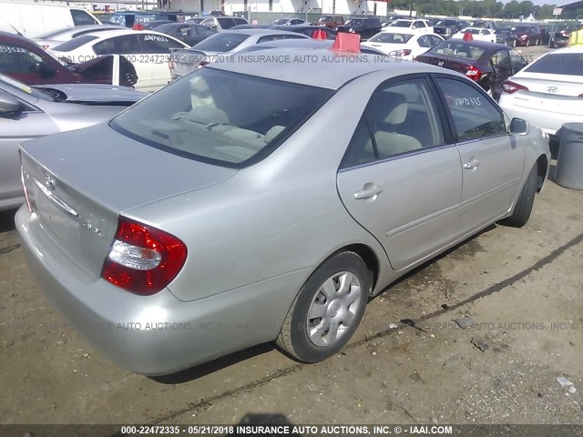 4T1BE30K43U731567 - 2003 TOYOTA CAMRY LE/XLE/SE 银色 照片 4