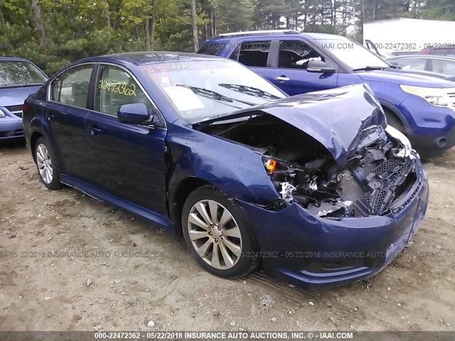 4S3BMBK66B3232520 - 2011 SUBARU LEGACY 2.5I LIMITED BLUE photo 1