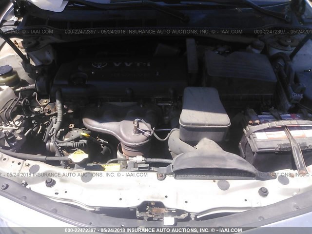 JTNBE46K873051373 - 2007 TOYOTA CAMRY NEW GENERAT CE/LE/XLE/SE SILVER photo 10