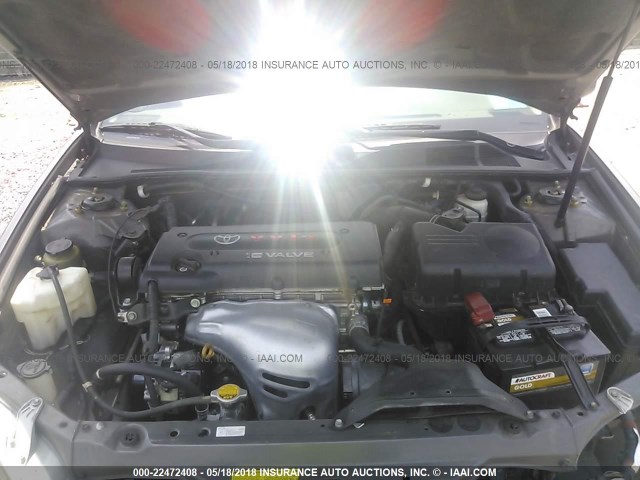 4T1BE32K54U842689 - 2004 TOYOTA CAMRY LE/XLE/SE 灰色 照片 10