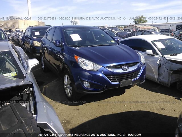 KM8JUCAC4BU283223 - 2011 HYUNDAI TUCSON GLS/LIMITED 深蓝色 照片 1