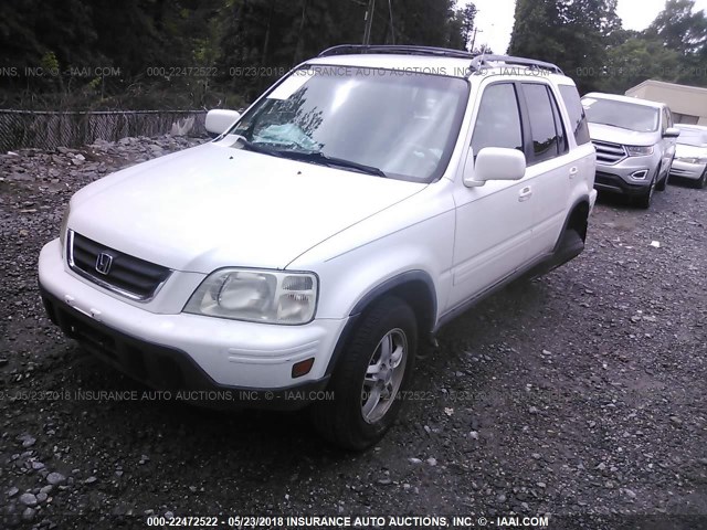 JHLRD1873YS008602 - 2000 HONDA CR-V SE/EX WHITE photo 2