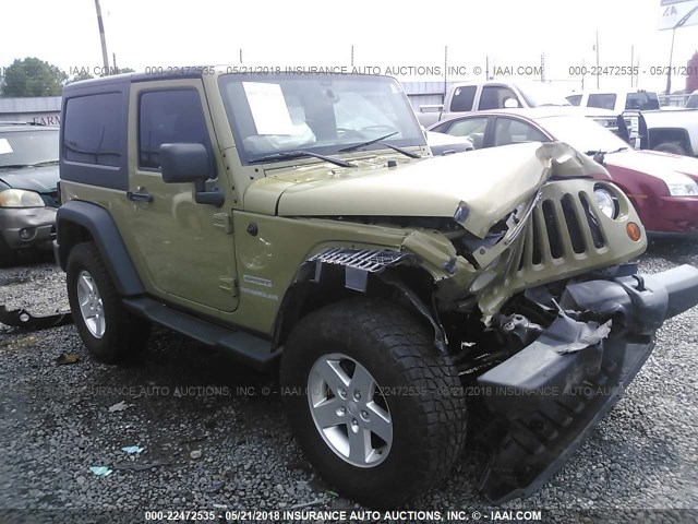 1C4AJWAG4DL559474 - 2013 JEEP WRANGLER SPORT BROWN photo 1