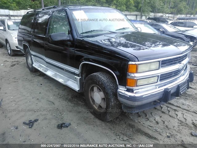 1GNFK16K6RJ323647 - 1994 CHEVROLET SUBURBAN K1500 BLACK photo 1