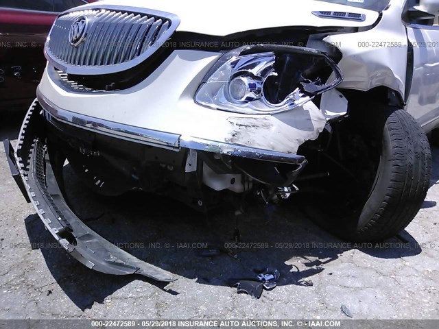 5GALRBED4AJ107110 - 2010 BUICK ENCLAVE CXL 白色 照片 6