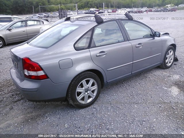 YV1MS382062187296 - 2006 VOLVO S40 2.4I GRAY photo 4