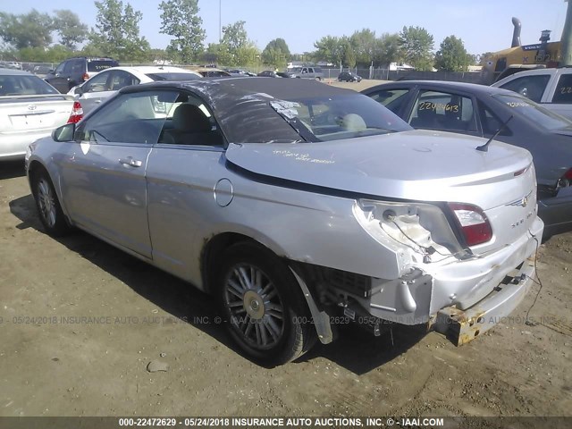 1C3LC55R08N573296 - 2008 CHRYSLER SEBRING TOURING SILVER photo 3