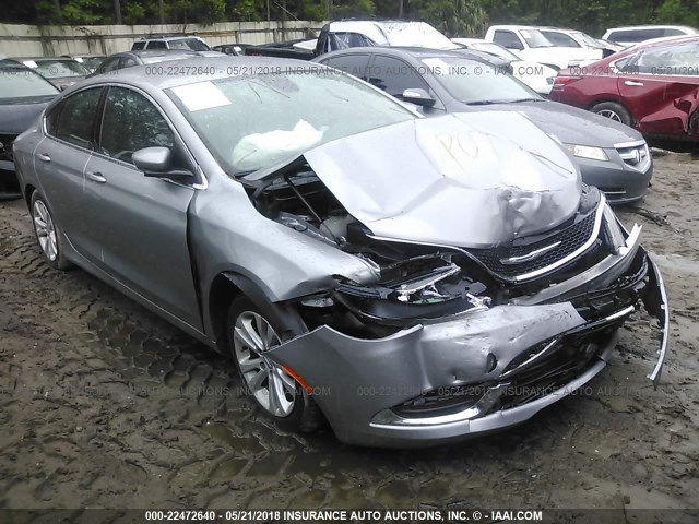 1C3CCCAB4GN160681 - 2016 CHRYSLER 200 LIMITED SILVER photo 1