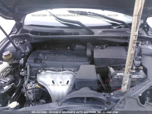 4T1BE46K07U545432 - 2007 TOYOTA CAMRY NEW GENERAT CE/LE/XLE/SE GRAY photo 10