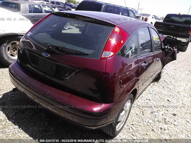 1FAHP37N57W335916 - 2007 FORD FOCUS ZX5/S/SE/SES 栗色 照片 4