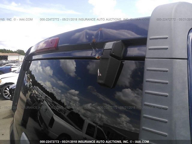 1J8HH48KX6C106934 - 2006 JEEP COMMANDER BLUE photo 6