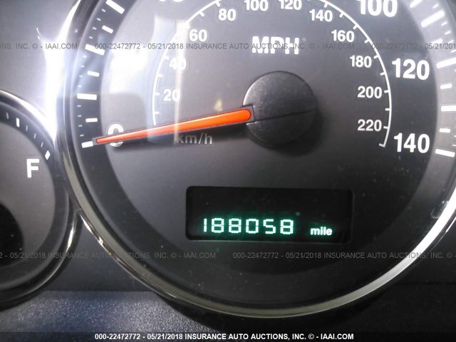 1J8HH48KX6C106934 - 2006 JEEP COMMANDER BLUE photo 7