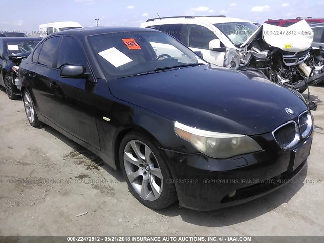 WBANA53564B167722 - 2004 BMW 525 I BLACK photo 1