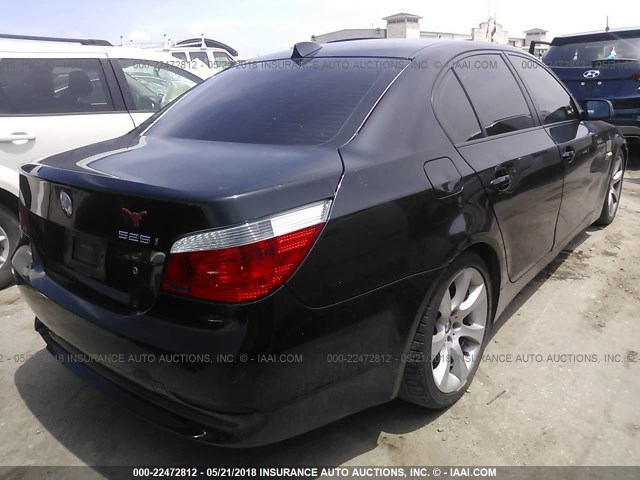 WBANA53564B167722 - 2004 BMW 525 I BLACK photo 4