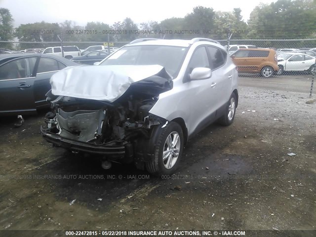 KM8JU3ACXAU114161 - 2010 HYUNDAI TUCSON GLS/LIMITED 银色 照片 2