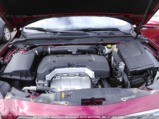 1G11H5SA4DF175282 - 2013 CHEVROLET MALIBU LTZ 红色 照片 10