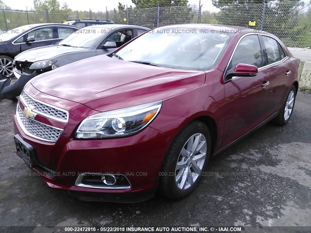1G11H5SA4DF175282 - 2013 CHEVROLET MALIBU LTZ 红色 照片 2