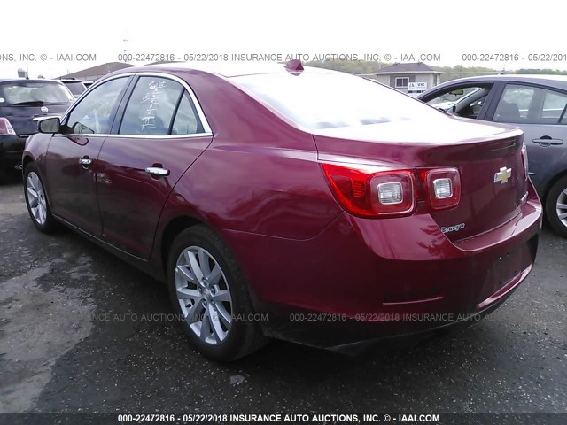 1G11H5SA4DF175282 - 2013 CHEVROLET MALIBU LTZ 红色 照片 3