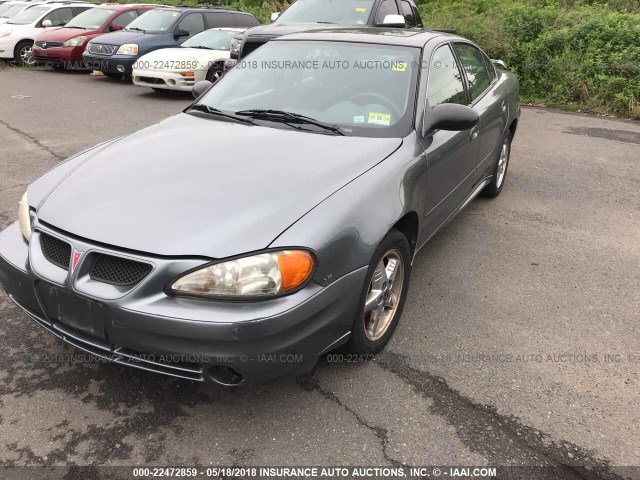 1G2NF52E44M653668 - 2004 PONTIAC GRAND AM SE1 GRAY photo 2