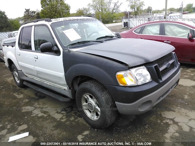 1FMZU67E73UC82517 - 2003 FORD EXPLORER SPORT TR  WHITE photo 1