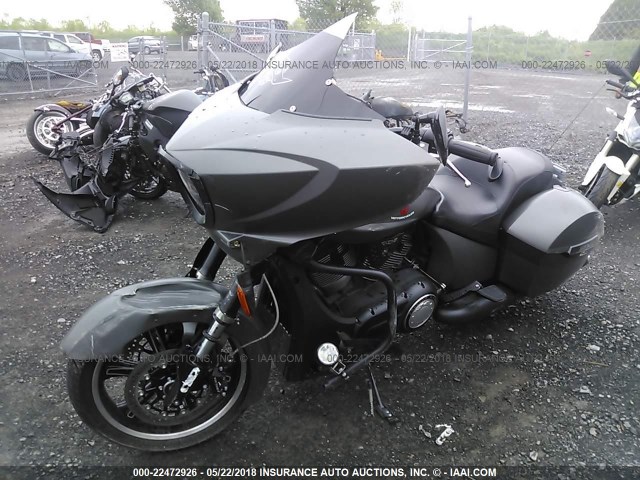 5VPDB36N6E3031454 - 2014 VICTORY MOTORCYCLES CROSS COUNTRY  BLACK photo 2