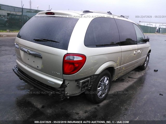 2C4GP64L45R233460 - 2005 CHRYSLER TOWN & COUNTRY LIMITED GOLD photo 4