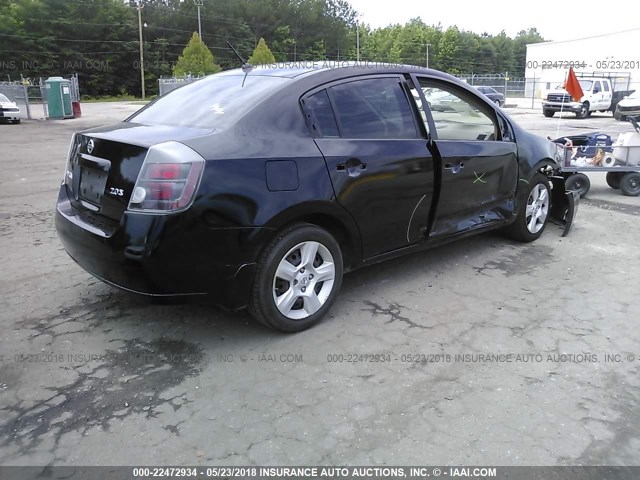 3N1AB61E77L601045 - 2007 NISSAN SENTRA 2.0/2.0S/2.0SL BLACK photo 4