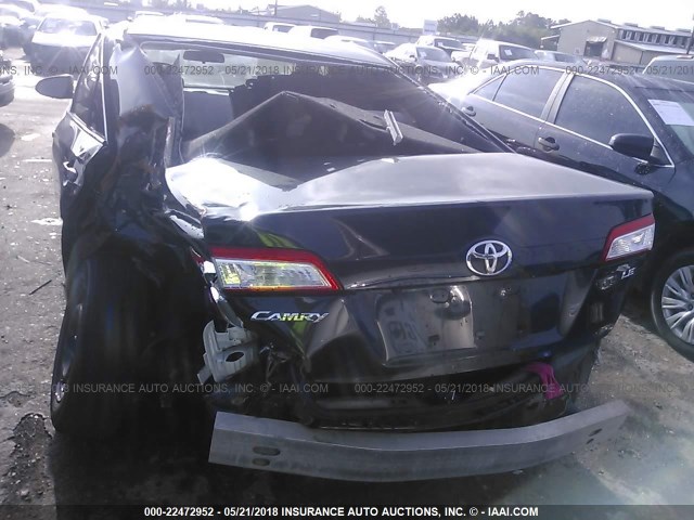 4T4BF1FK1ER404299 - 2014 TOYOTA CAMRY L/SE/LE/XLE BLACK photo 6