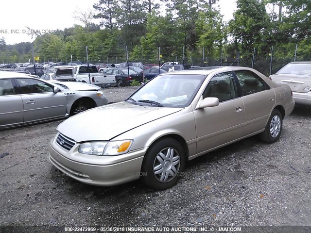 4T1BG28K2YU953069 - 2000 TOYOTA CAMRY CE/LE/XLE GOLD photo 2