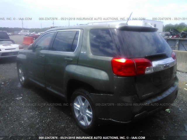 2GKALMEK5F6149571 - 2015 GMC TERRAIN SLE GREEN photo 3