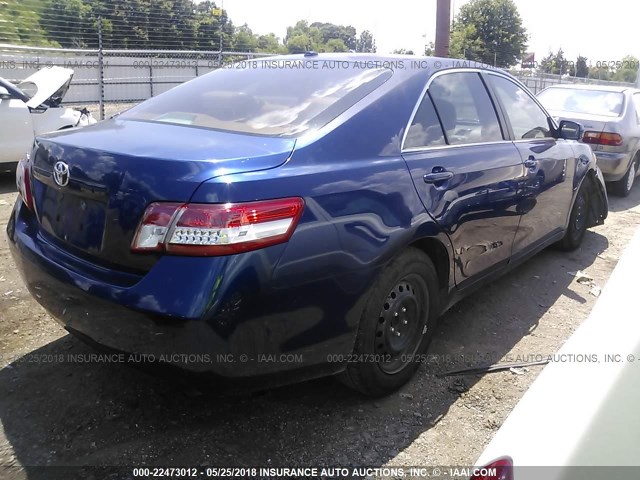4T4BF3EK8AR066200 - 2010 TOYOTA CAMRY SE/LE/XLE ლურჯი ფოტო 4