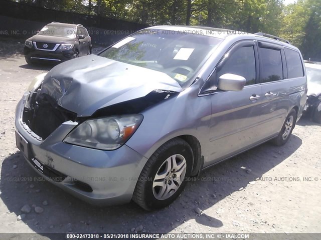 5FNRL38636B114383 - 2006 HONDA ODYSSEY EXL SILVER photo 2